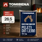 Peleti din lemn TOMIBENA – 15 kg - imagine 2
