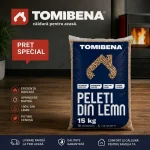 Peleti din lemn TOMIBENA – 15 kg - imagine 2