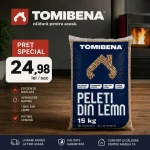 Peleti din lemn TOMIBENA – 15 kg - imagine 2